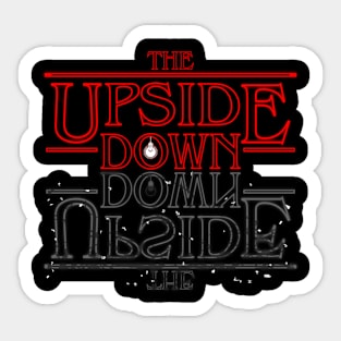 The Upside Down Sticker